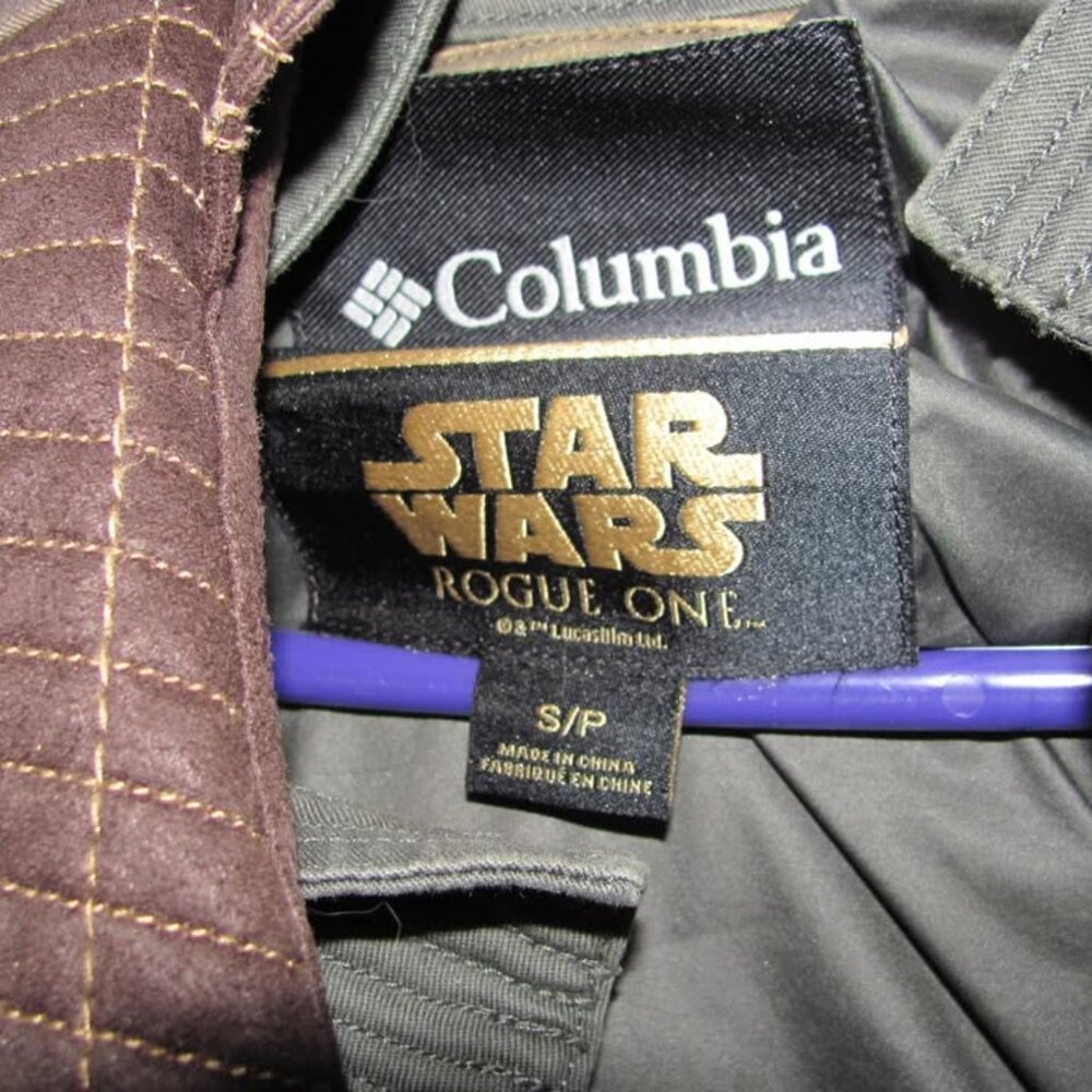Columbia Jyn Erso Star Wars Rogue One Rebel Jacket Size S - Picture 6 of 10